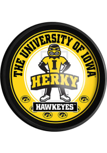 The Fan-Brand Iowa Hawkeyes Herky Round Slimline Lighted Sign