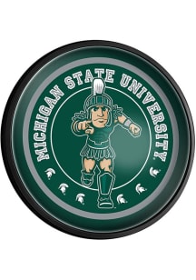 The Fan-Brand Michigan State Spartans Mascot Round Slimline Lighted Sign