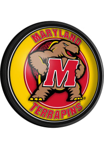 The Fan-Brand Maryland Terrapins Mascot Round Slimline Lighted Sign