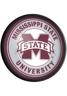 The Fan-Brand Mississippi State Bulldogs Round Slimline Lighted Sign