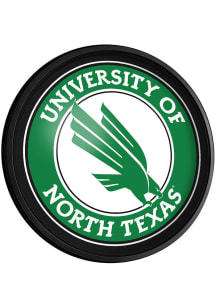 The Fan-Brand North Texas Mean Green Round Slimline Lighted Sign