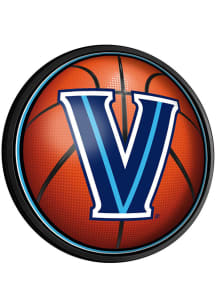 The Fan-Brand Villanova Wildcats Basketball Round Slimline Lighted Sign