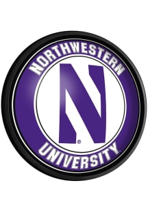 The Fan-Brand Northwestern Wildcats Round Slimline Lighted Sign