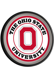 The Fan-Brand Ohio State Buckeyes Block Round Slimline Lighted Sign