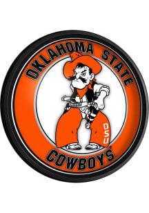 The Fan-Brand Oklahoma State Cowboys Pistol Pete Round Slimline Lighted Sign