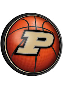 The Fan-Brand Purdue Boilermakers Basketball Round Slimline Lighted Sign