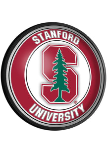 The Fan-Brand Stanford Cardinal Round Slimline Lighted Sign