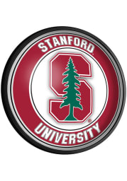 Stanford Cardinal Round Slimline Lighted Sign