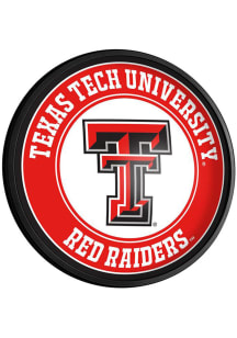 The Fan-Brand Texas Tech Red Raiders Round Slimline Lighted Sign