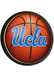 The Fan-Brand UCLA Bruins Basketball Round Slimline Lighted Sign