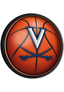 The Fan-Brand Virginia Cavaliers Basketball Round Slimline Lighted Sign