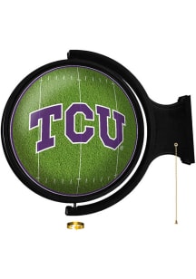 The Fan-Brand TCU Horned Frogs On the 50 Rotating Lighted Wall Sign