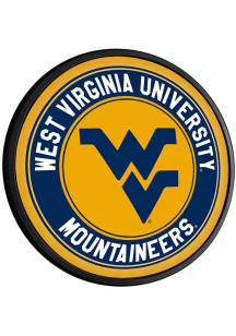 The Fan-Brand West Virginia Mountaineers Round Slimline Lighted Sign