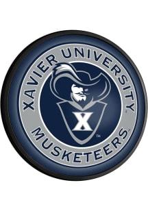 The Fan-Brand Xavier Musketeers Mascot Round Slimline Lighted Sign