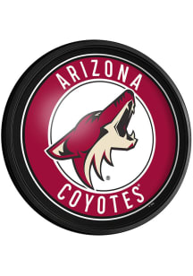 The Fan-Brand Arizona Coyotes Round Slimline Lighted Sign