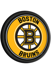 Boston Bruins Round Slimline Lighted Sign