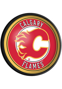 The Fan-Brand Calgary Flames Round Slimline Lighted Sign