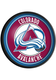 Colorado Avalanche Round Slimline Lighted Sign