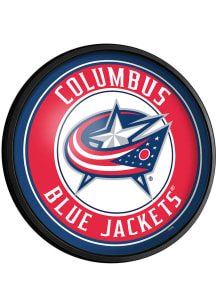 The Fan-Brand Columbus Blue Jackets Round Slimline Lighted Sign