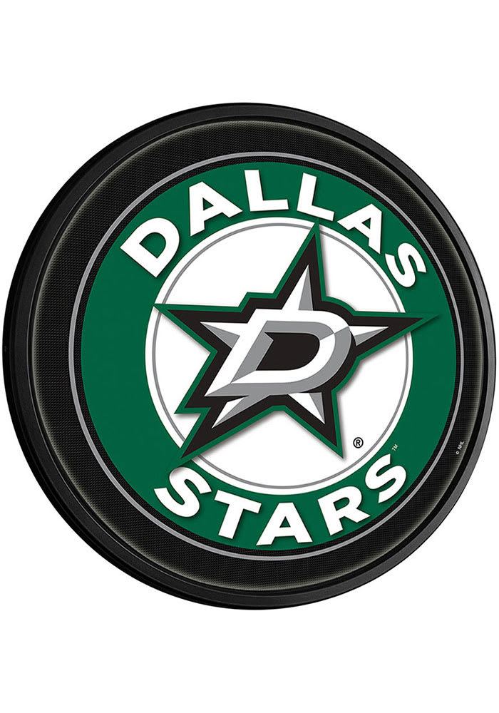 Dallas Stars Round Slimline Lighted Sign