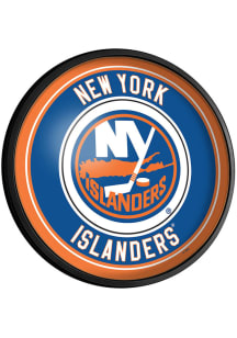 The Fan-Brand New York Islanders Round Slimline Lighted Sign