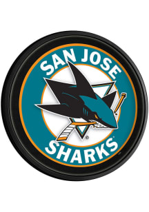 The Fan-Brand San Jose Sharks Round Slimline Lighted Sign