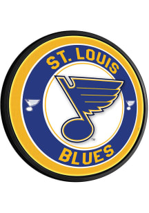 The Fan-Brand St Louis Blues Round Slimline Lighted Sign