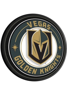 The Fan-Brand Vegas Golden Knights Round Slimline Lighted Sign