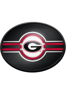 The Fan-Brand Georgia Bulldogs Oval Slimline Lighted Sign