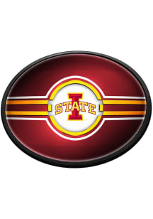 The Fan-Brand Iowa State Cyclones Oval Slimline Lighted Sign