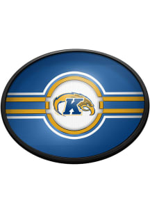 The Fan-Brand Kent State Golden Flashes Oval Slimline Lighted Sign