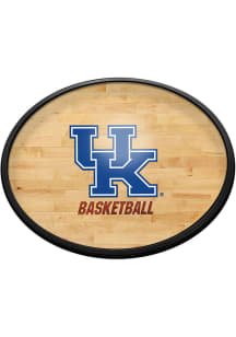 The Fan-Brand Kentucky Wildcats Hardwood Oval Slimline Lighted Sign