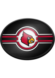The Fan-Brand Louisville Cardinals Oval Slimline Lighted Sign