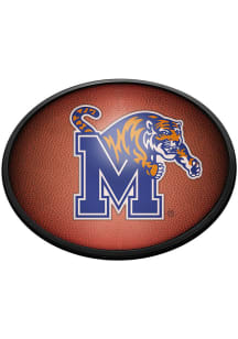 The Fan-Brand Memphis Tigers On the 50 Oval Slimline Lighted Sign