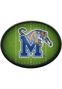 The Fan-Brand Memphis Tigers Pigskin Oval Slimline Lighted Sign
