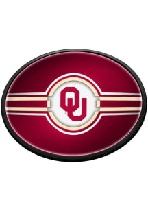 The Fan-Brand Oklahoma Sooners Oval Slimline Lighted Sign