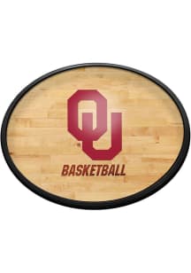 The Fan-Brand Oklahoma Sooners Hardwood Oval Slimline Lighted Sign