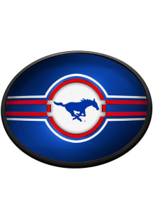 The Fan-Brand SMU Mustangs Oval Slimline Lighted Sign