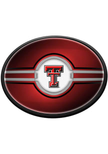 The Fan-Brand Texas Tech Red Raiders Oval Slimline Lighted Sign