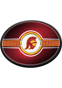 The Fan-Brand USC Trojans Oval Slimline Lighted Sign