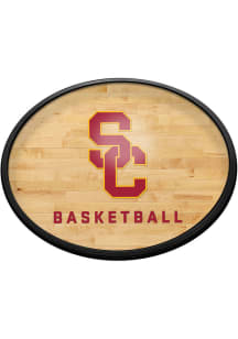 The Fan-Brand USC Trojans Hardwood Oval Slimline Lighted Sign