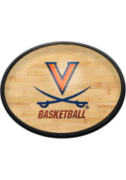 Virginia Cavaliers Hardwood Oval Slimline Lighted Sign