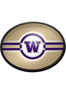 The Fan-Brand Washington Huskies Oval Slimline Lighted Sign