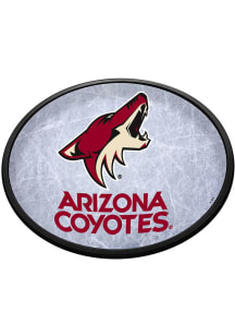 The Fan-Brand Arizona Coyotes Ice Rink Oval Slimline Lighted Sign