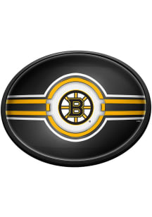 The Fan-Brand Boston Bruins Oval Slimline Lighted Sign