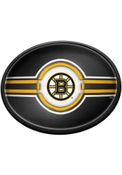 Boston Bruins Oval Slimline Lighted Sign