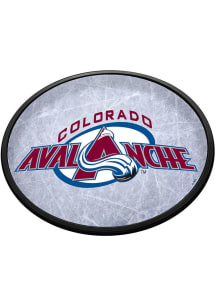 The Fan-Brand Colorado Avalanche Ice Rink Oval Slimline Lighted Sign