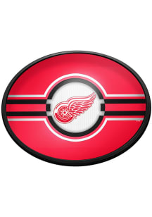 The Fan-Brand Detroit Red Wings Oval Slimline Lighted Sign