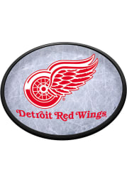 Detroit Red Wings Ice Rink Oval Slimline Lighted Sign