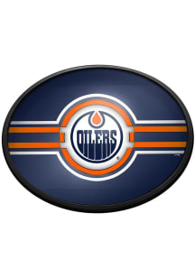 The Fan-Brand Edmonton Oilers Oval Slimline Lighted Sign